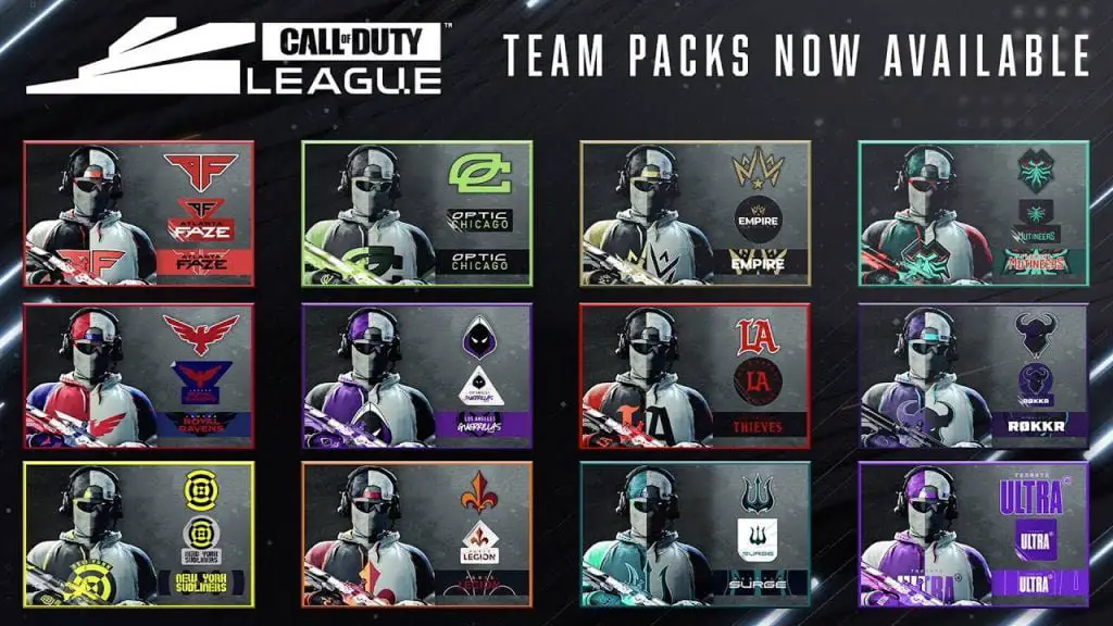 CDL 2021 Season pack for Call of Duty: Mobile